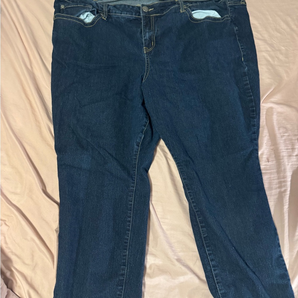 Torrid Blue Straight Leg Jeans